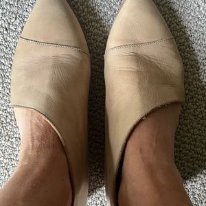 Free People Leather Point Toe Royale Flat Ankle Booties